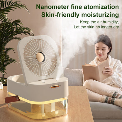 Humidifier Spray Fan , Air Cooler With Night Light