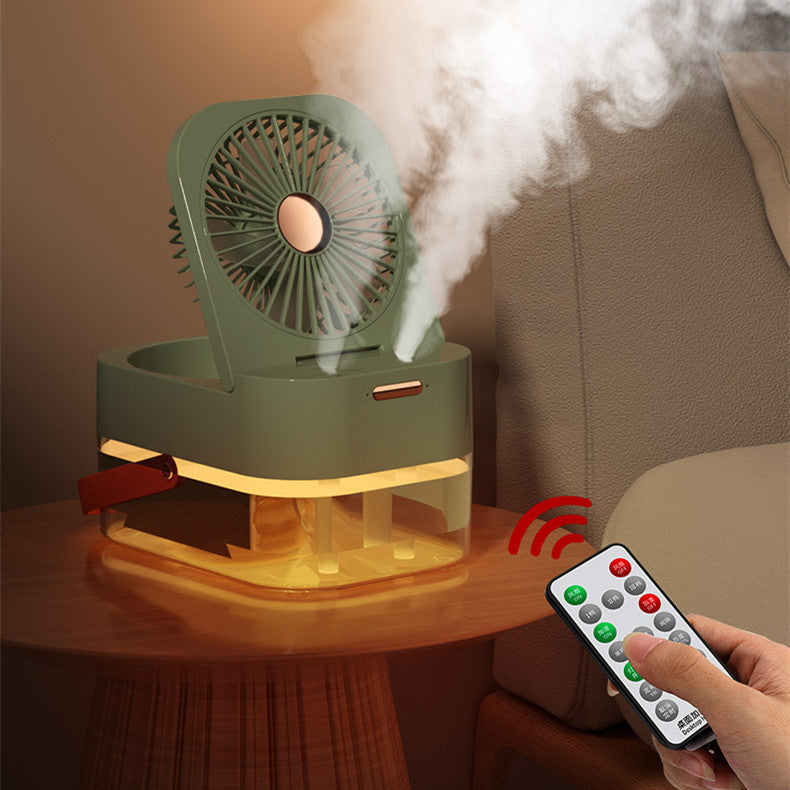 Humidifier Spray Fan , Air Cooler With Night Light