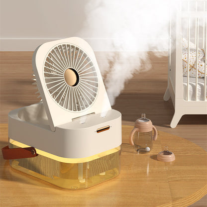 Humidifier Spray Fan , Air Cooler With Night Light