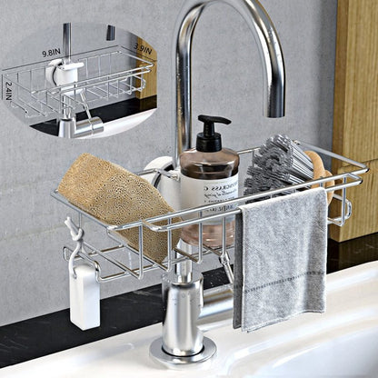 Stainless Steel Adjustable Sink Storage Rack