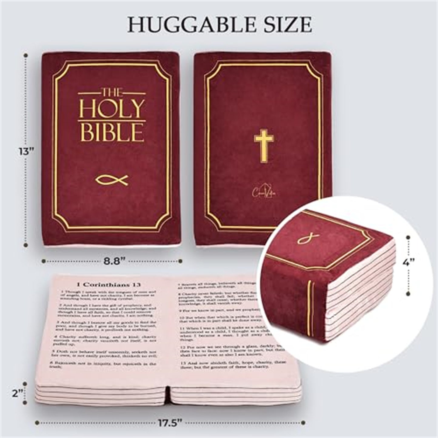 The Bible Pillow | Plush Toy: Perfect gift for Kids